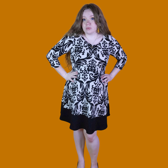 Modcloth Gilli Fit and Flare Mini Dress, L - Picture 1 of 4